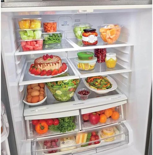 Vista 7 de LG LFCS22520S Refrigerador de puerta francesa de 22 pies cúbicos en acero inoxidable