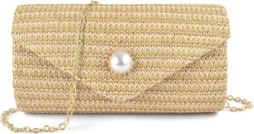 Vista 10 de PACETAP Bolsos de mano con diamantes de imitación para mujer, bolsos de noche con purpurina brillante para fiesta de los años 20, boda, compromiso