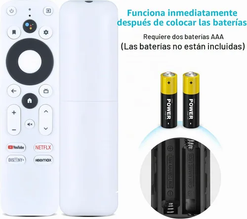 Vista 7 de Control remoto de voz de repuesto para dispositivo de transmisión Onn