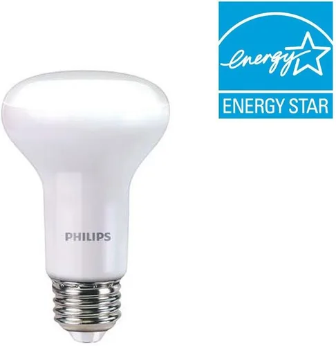 Vista 5 de Philips Bombilla LED regulable R20 con efecto de brillo cálido: 450 lúmenes, 2200-2700 Kelvin, 6 vatios (equivalente a 45 vatios), base E26, blanco