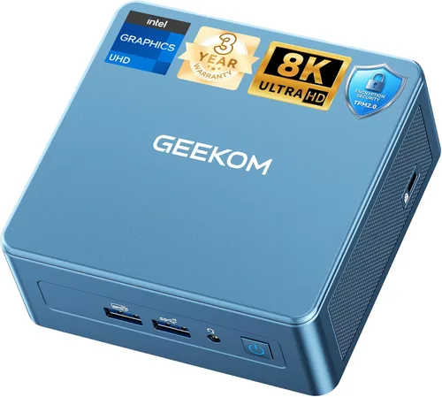 Vista 11 de GEEKOM IT13 MAX AI Mini PC, Intel Ultra 9 185H (65W), DDR5 16GB 1TB SSD Negro