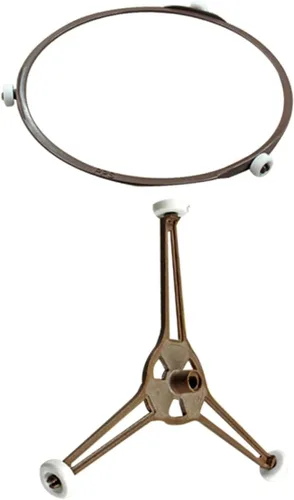 Vista 5 de PRETYZOOM 4 sets Accesorios de microondas Soporte de microondas Soporte de microondas Anillo de rodillo Soporte de microondas Bandeja de microondas