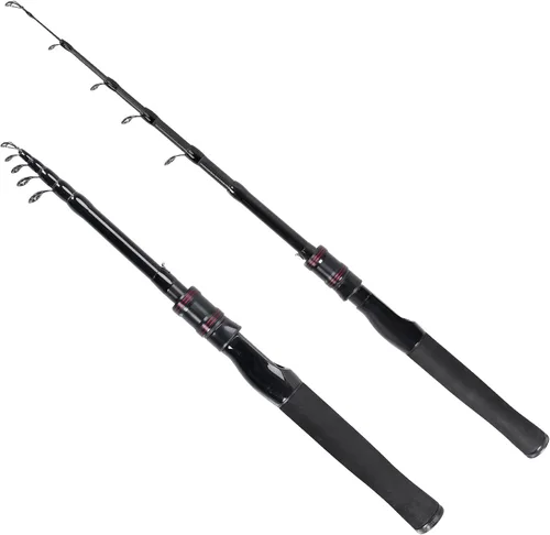 Vista 9 de Telescopic Fishing Rod, Collapsible Fishing Rod Portable Spinning Pole for Saltwater and Freshwater, Carbon Fiber Lightweight and Compact Design