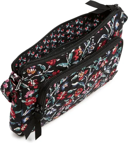 Vista 3 de Vera Bradley Bolso cruzado estilo hipster de algodón para mujer con protección RFID