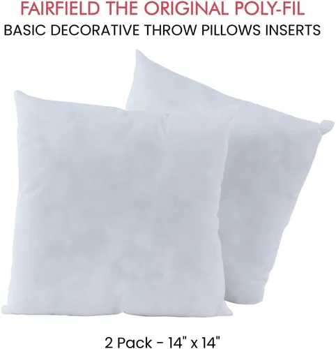 Vista 2 de Fairfield Poly-Fil Basic, rellenos de almohada personalizables, rellenos de almohada para almohadas decorativas, almohadas de viaje y decoración