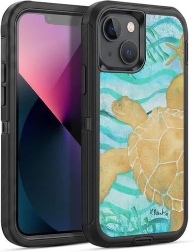 Vista 112 de Head Case Designs Officially Licensed Paul Brent Agate Mermaid Coastal Gel Armor Case [Military Grade Drop Protection] Compatible with Apple iPhone