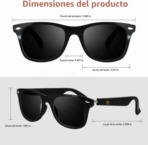 Vista 3 de Lentes inteligentes para hombres y mujeres, lentes de sol inteligentes para deportes al aire libre