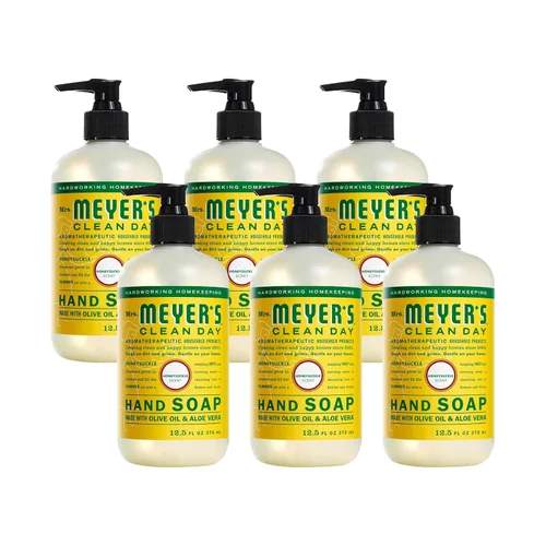 Vista 11 de Mrs. Meyer's Clean Day - Jabón líquido para manos, manzana, botella de 12.5 onzas líquidas Moisturizing Liquid Hand Soap, Softens and Cleans