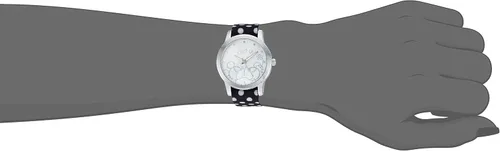 Vista 2 de Disney Mickey Mouse - Reloj analógico de cuarzo para adultos, casual, deportivo, Negro