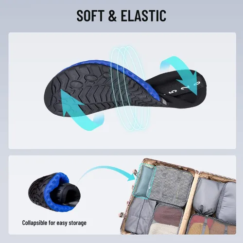 Vista 6 de Zapatos de agua, zapatos descalzos para hombre y mujer, para playa, piscina, secado rápido, para deportes acuáticos, yoga