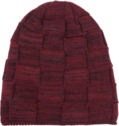 Vista 2 de REDESS Gorro para hombre y mujer, gorro de invierno cálido, gorro de punto holgado grueso
