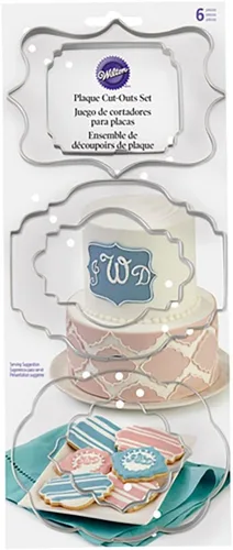 Vista 4 de Wilton 417-7555 juego de cortadores para placa de fondant, 6
