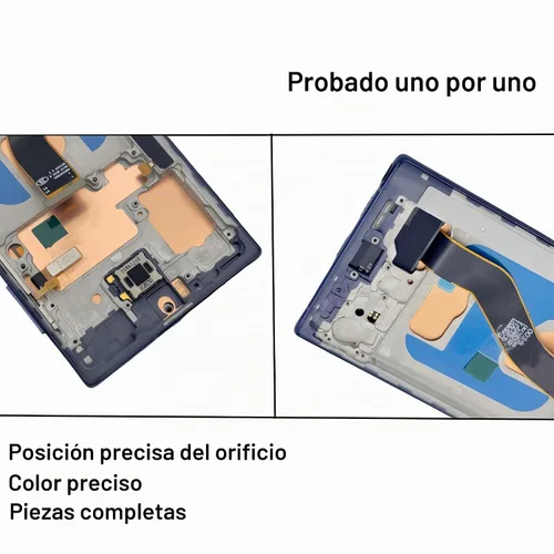 Vista 4 de Reemplazo de pantalla TFT para Samsung Galaxy Note10 con marco