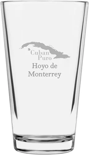Vista 13 de Montecristo Cuban Cigar Temático Grabado 16oz Vaso de Pinta