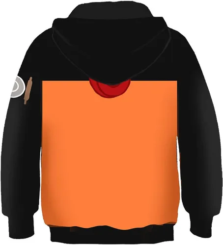 Vista 2 de Sudadera con capucha de anime para niños de 4 a 12 años