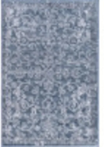 Vista 4 de Unique Loom Portland Collection - Alfombra de área Albany (2 pies 2 pulgadas x 3 pies 1 pulgada, rectangular, azul/gris)