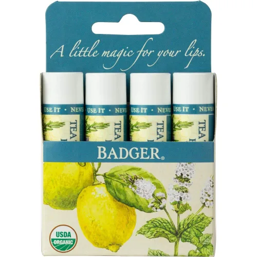 Vista 11 de Badger Juego de Bálsamo Labial Orgánico Clásico - Caja Amarilla, Juego de Regalo de Hidratante Labial Ligero y Sedoso de Larga Duración, Paquete