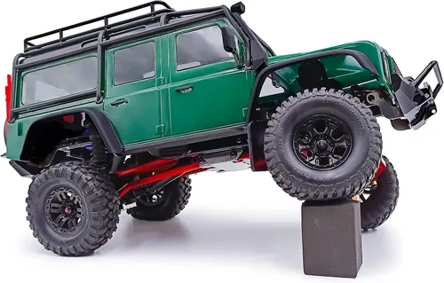 Vista 7 de RC Center Skid Plate Axle Chassis Armor Protector Set para TRX4M Actualizaciones 1/18 Escala RC Crawler Accesorios de coche