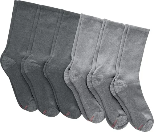Vista 35 de Hanes Calcetines acolchados Max para hombre, absorben la humedad con control de olores, paquete múltiple