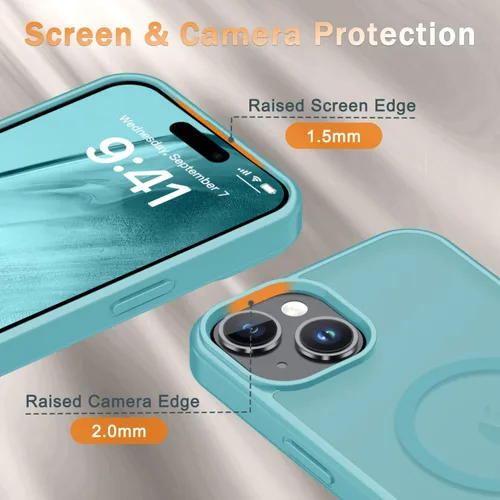 Vista 1151 de Funda para Google Pixel 10 Pro XL, cubierta magnética mate, color negro Fit for MagSafe, Screen Protector included, Shockproof Military Grade