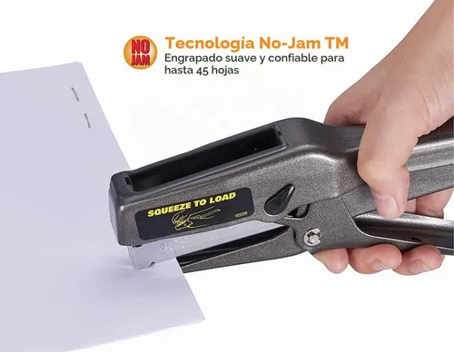 Vista 3 de Bostitch Office B8 Engrapadora de Alicate de Servicio Pesado con 1250 Grapas de 1/4" - Engrapadora Bostitch de Metal de Tira Completa para Cartón
