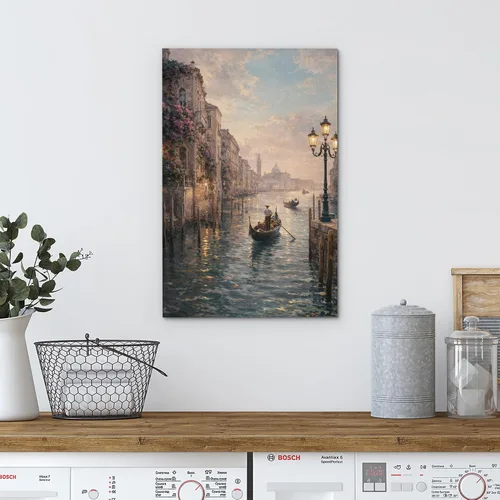Vista 88 de wall26 Prado con álamos por Claude Monet - Arte moderno impresionista, arte en lienzo para el hogar, 12 x 18 pulgadas