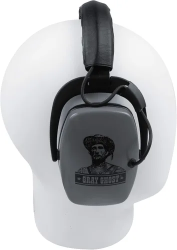 Vista 8 de DetectorPro Original Gris Ghost Platinum Series Auriculares con enchufe de ángulo de 1/4