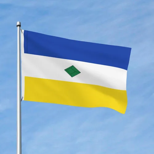 Vista 2 de Double Sided Flag of Muzo (Boyacá) Flag 3x5 FT Outdoor Flags Banners Durable Patio Indoor Decorative Flags Home Party Funny Flags 3by5 Flags