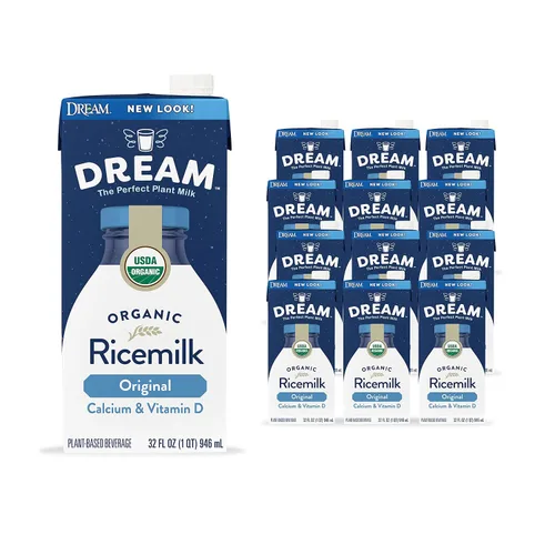 Vista 11 de Rice Dream Bebida de arroz orgánica, clásica original, 32 onzas (paquete de 6)