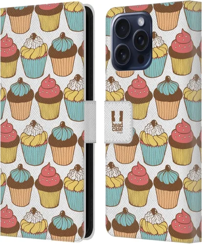 Vista 103 de Head Case Designs Assortment Cupcakes Happiness Leather Wallet Case Compatible with Samsung Galaxy A07 4G Surtido