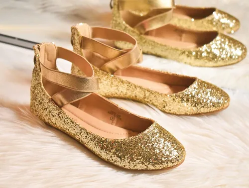 Vista 7 de ANNA Dana-20 - Zapatos planos clásicos estilo ballerina para mujer, con tiras elásticas cruzadas