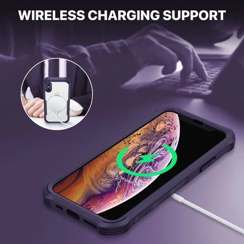 Vista 197 de CENHUFO Funda de privacidad para iPhone 11 Pro, funda de cuerpo completo con protector de pantalla de privacidad de vidrio templado 9H integrado