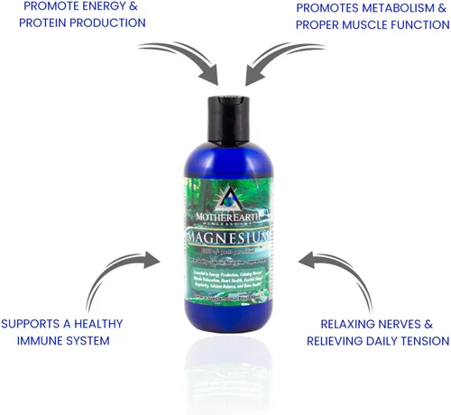 Vista 7 de Mother Earth Minerals - Magnesio - 8 onzas 96 porciones