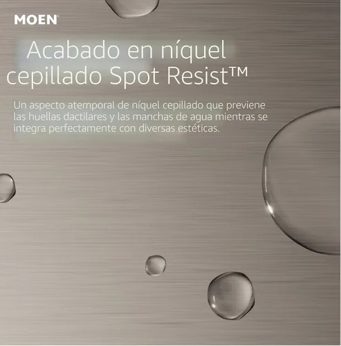 Vista 13 de Moen Engage Magnetix Níquel cepillado resistente a manchas de 3.5 pulgadas, cabezal de ducha de mano desmontable de seis funciones con sistema