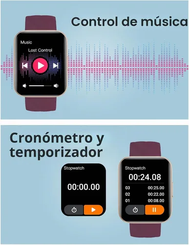 Vista 7 de Relojes inteligentes para hombres y mujeres (respuestas/hacer llamadas) compatibles con teléfonos iPhone Android, reloj inteligente de 1.85
