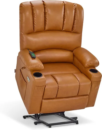 Vista 14 de MCombo Silla reclinable grande para ancianos altos, 7099 Negro