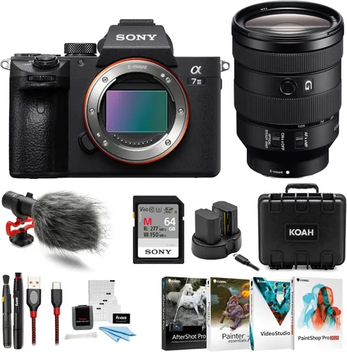 Vista 10 de Sony Paquetes de cámara sin espejo de marco completo a7 III (cuerpo a7III + paquete de lentes SEL50F18F)