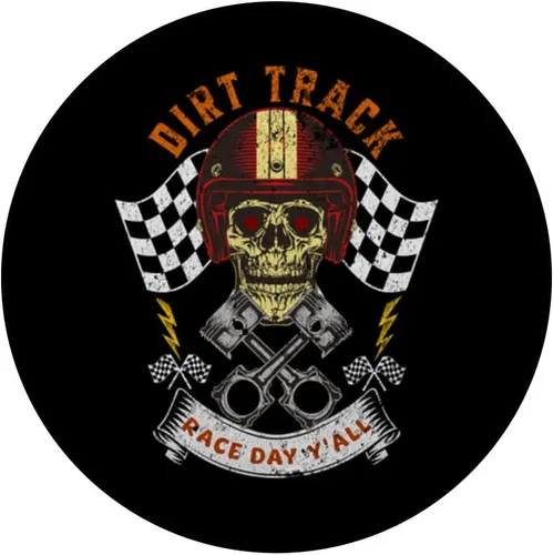 Vista 3 de Dirt Track Race Day Y'all Modelos tardíos Modificados Sprint Racing PopSockets intercambiables PopGrip