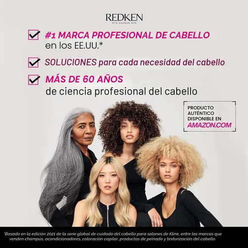 Vista 6 de Redken Extreme - Tratamiento sin enjuague antiquebradura y anti-rotura para cabello dañado - Fortifica y ayuda a reducir la rotura, infundido