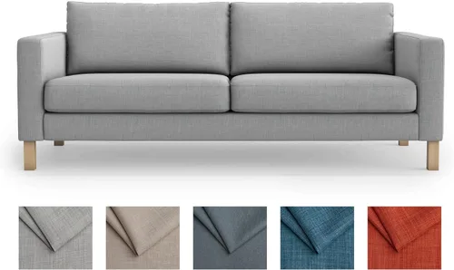 Vista 11 de MASTERS OF COVERS SLIPCOVER ONLY! Karlstad Replacment Slipcover Snug Fit Karlstad 3 Seat (Not 2 Seat) Sofa Cover Slipcover for The IKEA Karlstad