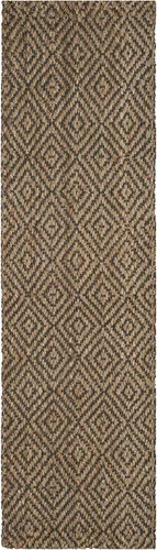 Vista 17 de Safavieh NF181A tapete de yute natural tejido a mano, de la colección de fibra natural (5 x 8 pies), Yute, Natural / Natural