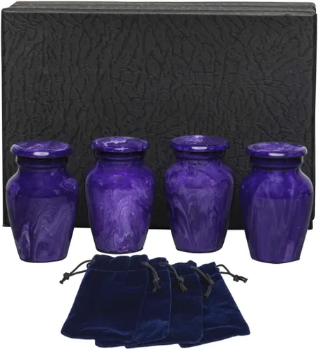 Vista 15 de Eternal Harmony Urna grande para cenizas, urna de cremación masculina y femenina para cenizas humanas con acabados elegantes, sello seguro y bolsa