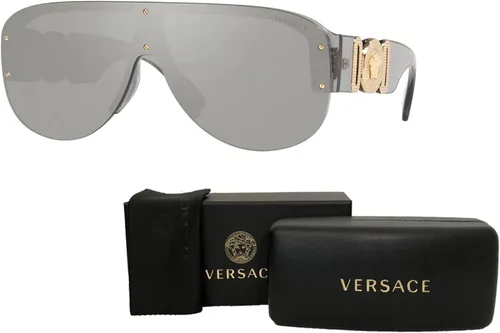 Vista 3 de Versace VE4391 Irregular Sunglasses for Men BUNDLE With Designer iWear Complimentary Eyewear Kit