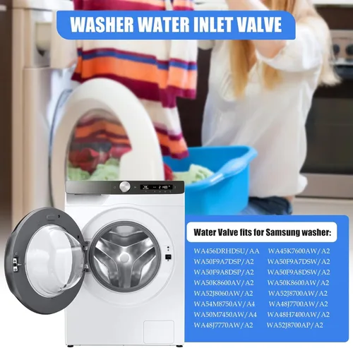 Vista 6 de Nueva válvula de entrada de agua DC97-15459G para lavadoras Samsung