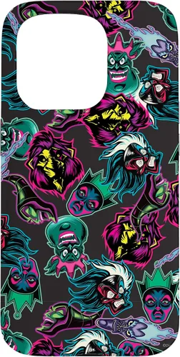 Vista 14 de Funda con estampado de neón malvado de villanos de Disney para iPhone 16