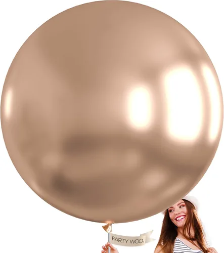 Vista 138 de PartyWoo Globos color nude, 50 globos bohemios de color albaricoque de 5 pulgadas, globos beige para guirnalda de globos o arco de globos como