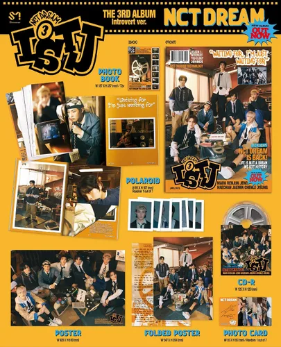Vista 2 de NCT DREAM ISTJ 3rd Album Contents+Sticker+Photocard+Tracking Sealed (PhotoBook Extrovert Version)