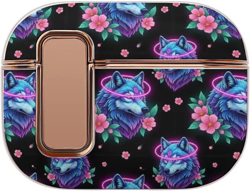 Vista 15 de Funda protectora de plástico suave compatible con Airpods Pro 2, funda de carga inalámbrica Dragon, accesorios para mujer