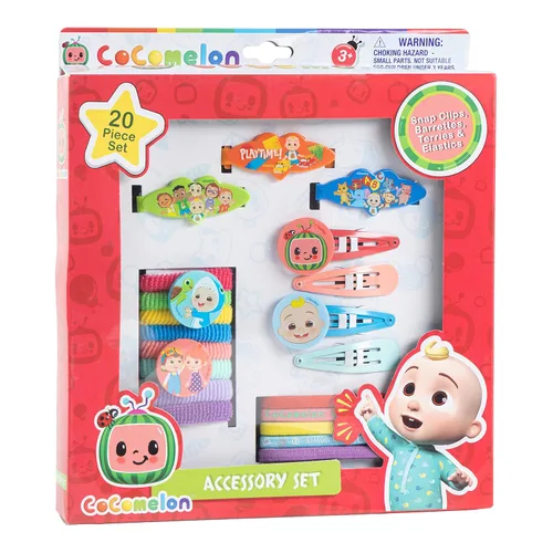 Vista 9 de Luv Her Bluey - Juego de accesorios de 20 piezas para niñas con 3 pasadores, 4 pinzas para el cabello, 5 elásticos y 8 ponis de rizo, a partir de 3
