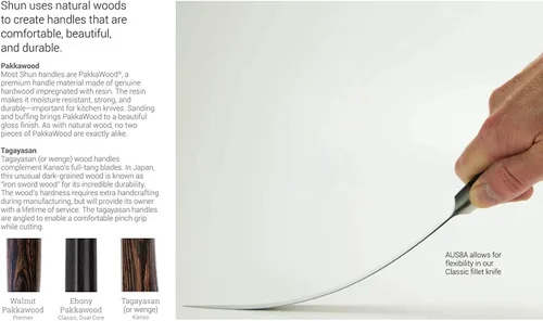 Vista 6 de Shun Premier - Juego de 6 cuchillos para carne con bloque sidecar, cubiertos japoneses hechos a mano, acero